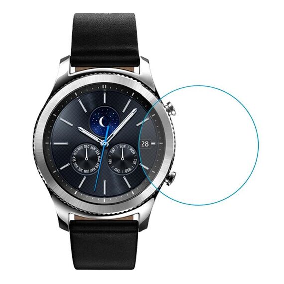 Pellicola in vetro temperato universale diametrale da 26 mm per Galaxy, LG, Sony, Huawei, Garmin