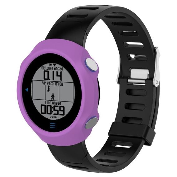 Custodia protettiva in silicone per smartwatch per Garmin Forerunner 610 (viola)