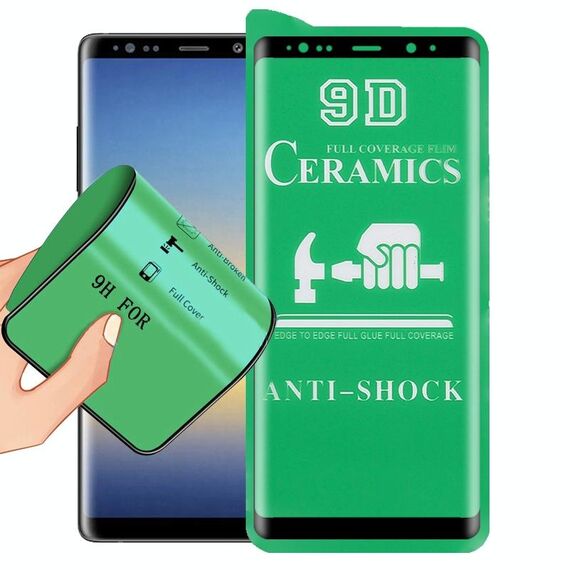Per Samsung Galaxy Note8 Film in ceramica colla a schermo intero 9D a schermo intero