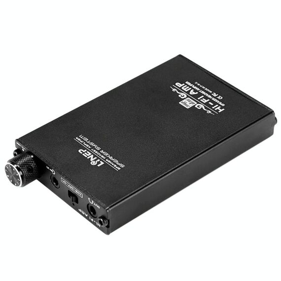 A935 Amplificatore per cuffie portatile Amplificatore per cuffie con altoparlante stereo, supporto Power Bank (nero)