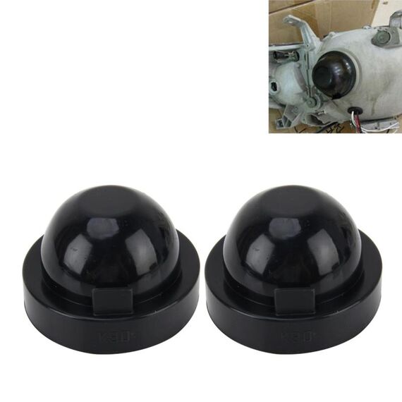 2 PCS K90 Universal Car LED Faro HID Lampada allo xeno Coperchio antipolvere in silicone Tappi di tenuta Coperchio antipolvere per auto Coperchio antipolvere impermeabile per retrofit auto, Diametro interno: 9 cm