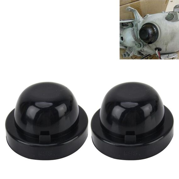 2 PCS K95 Universal Car LED Faro HID Lampada allo xeno Coperchio antipolvere in silicone Tappi di tenuta Coperchio antipolvere per auto Coperchio antipolvere impermeabile per retrofit auto, Diametro interno: 9,5 cm