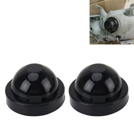 2 PCS K100 Universal Car LED Faro HID Lampada allo xeno Coperchio antipolvere in silicone Tappi di tenuta Coperchio antipolvere per auto Coperchio antipolvere impermeabile per retrofit per auto, Diametro interno: 10 cm