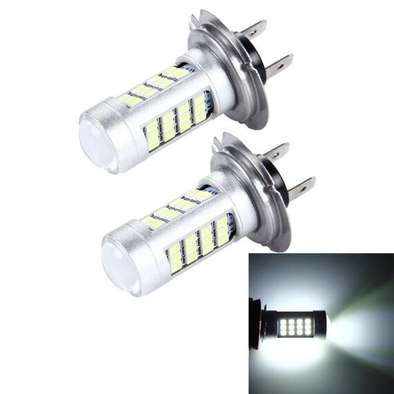 2 PCS H7 10W 900LM 8000K 42 SMD-2835 LED Fendinebbia per auto, DC 12V (luce bianca)