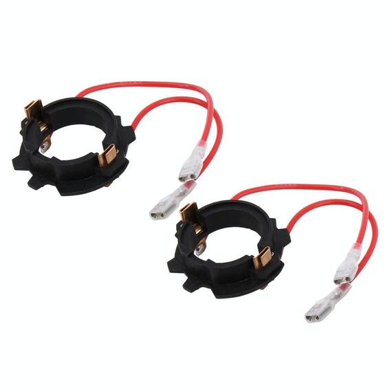 1 paio di adattatori per portalampada per fari a LED H7 per VW Volkswagen Golf 5 MK5 GTI Jetta