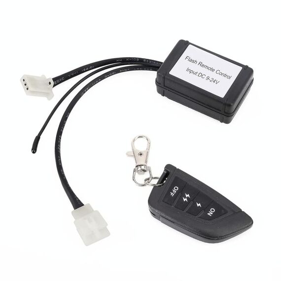 Telecomando universale per auto 3 PIN DC 9-24V LED con luce stroboscopica