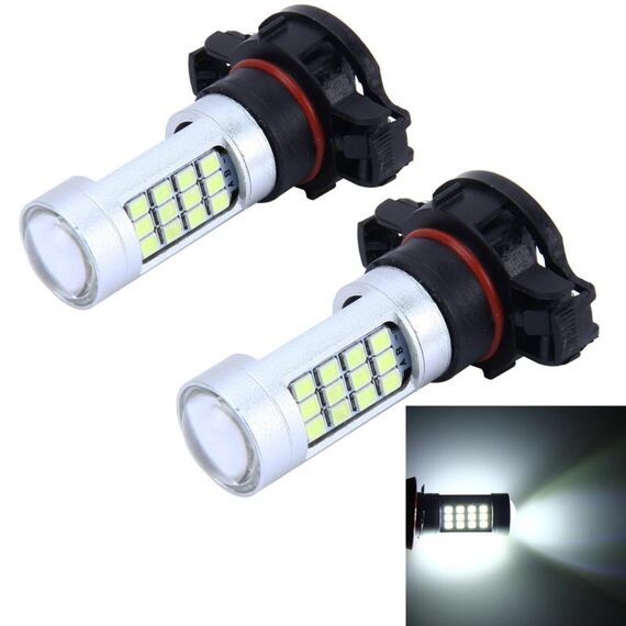 2 PCS H16 10W 900 LM 8000K Fendinebbia per auto con 42 lampade SMD-2835, DC 12V (luce bianca)