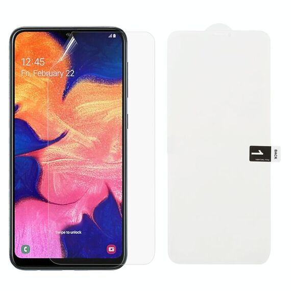 Pellicola protettiva anteriore morbida in idrogel per Galaxy A10