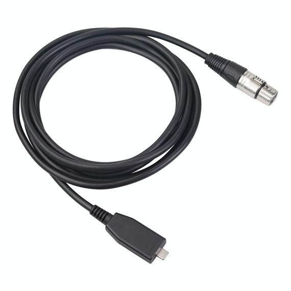 Cavo di registrazione per microfono TY18 da USB-C / Type-C maschio a femmina cannone, lunghezza cavo: 3 m