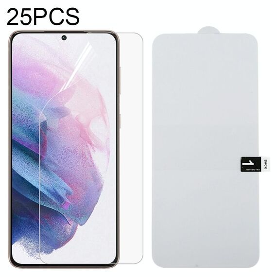 Per Samsung Galaxy S21 + 5G 25 PCS Full Screen Protector Pellicola idrogel anteriore antideflagrante