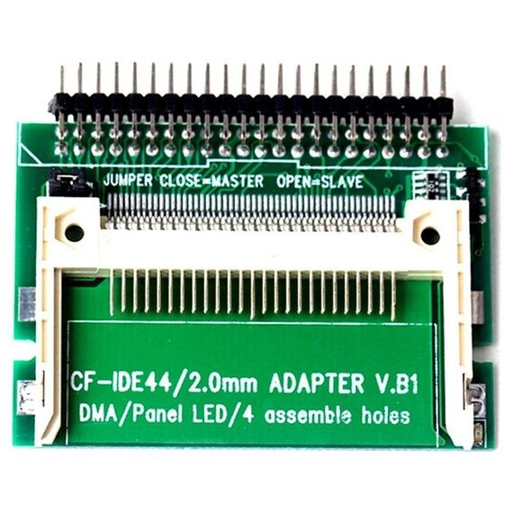 Adattatore maschio da CF a IDE a 44 pin da 2,5 pollici (verde)