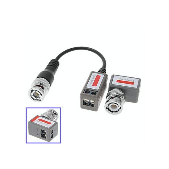 Ricetrasmettitore di Video Balun di rete Passive BNC 1 canale