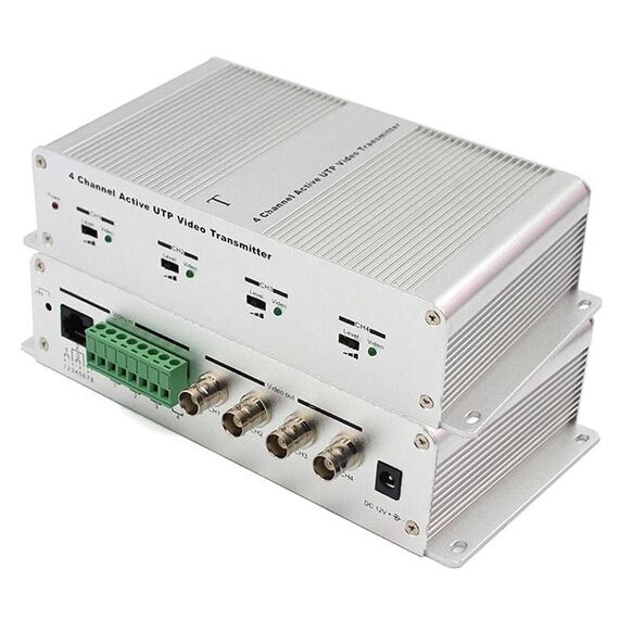 Trasmettitore video Active UTP a 4 canali (argento)