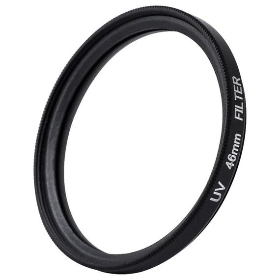 Filtro UV per fotocamera SLR da 46 mm (nero)