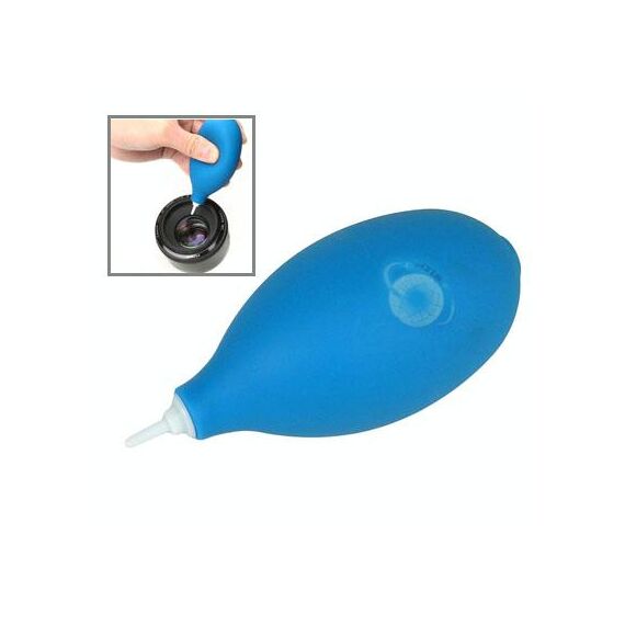 Dust Blower Air Pump Cleaner with Plastic Tip for Precision Circuit Welding / Keyboard / Sensor Lens Camera / Watch (Blue)