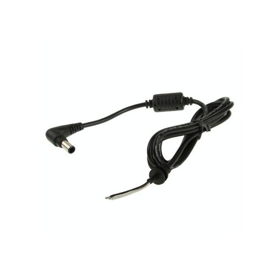 Cavo di alimentazione DC maschio da 6,3 x 4,4 mm per adattatore per laptop, lunghezza: 1,2 m