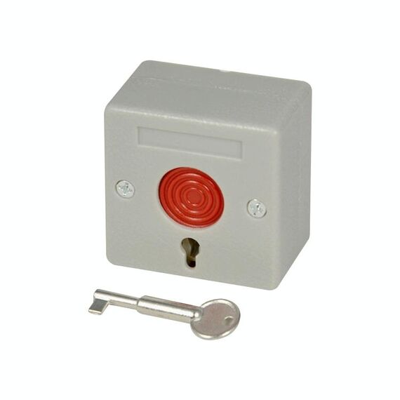 Tenere il pulsante / pulsante di emergenza / pulsante di panico (PB-68) (grigio)