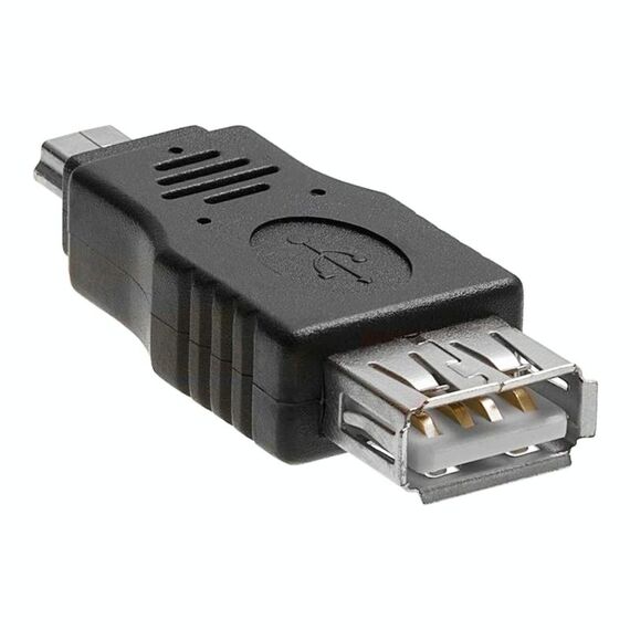 Adattatore USB 2.0 femmina a mini USB 5 pin maschio (funzione OTG)