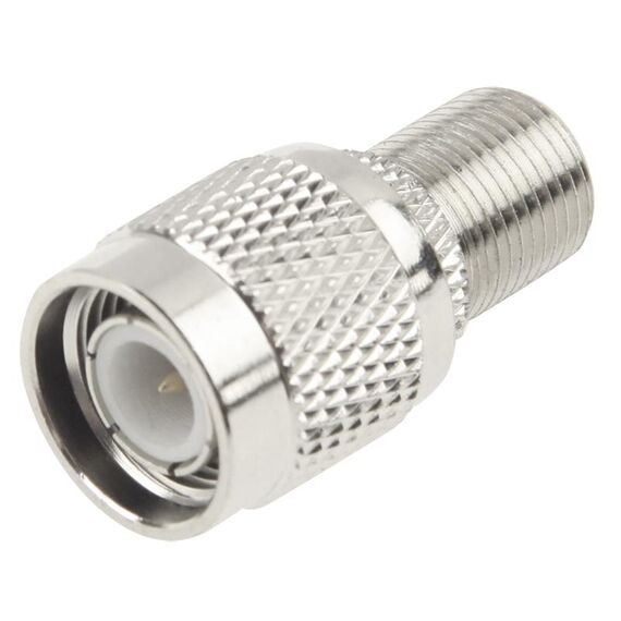 Connettore F femmina a TNC maschio (argento)