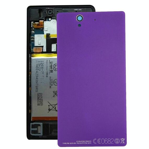 Cover posteriore batteria in alluminio per Sony Xperia Z / L36h (viola)