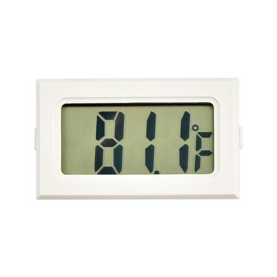 Termometro digitale da interni mini LCD (display Fahrenheit), bianco