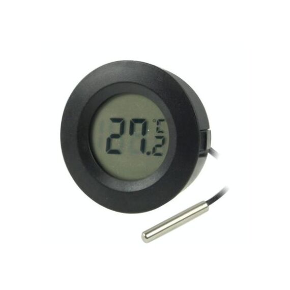 TL8009 Mini termometro digitale con display LCD per interni, intervallo di temperatura di misurazione: -50 ℃ -110 ℃ (nero)