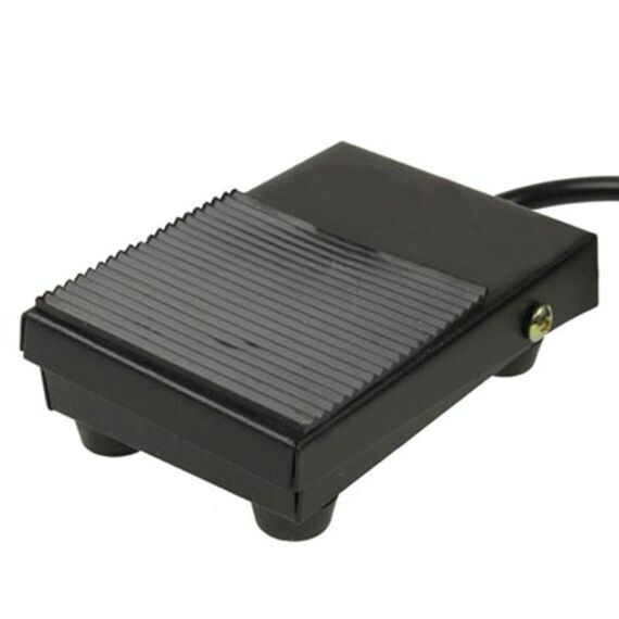 TFS-1 AC 250V 10A antiscivolo Custodia comando a pedale in plastica interruttore di pedale, Lunghezza cavo: 1m
