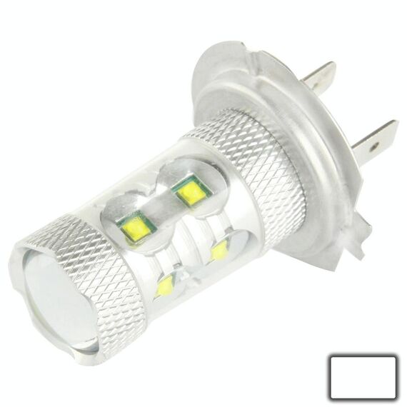 Fendinebbia H7 60W bianco 12 LED CREE per veicoli, DC 12-30V
