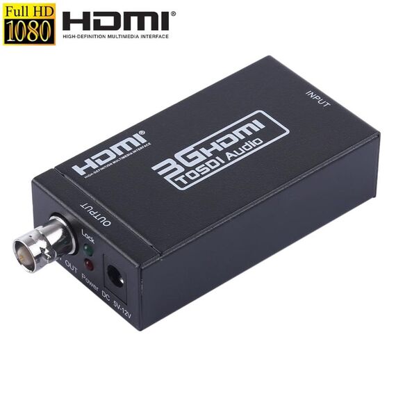 Convertitore AY31 Mini 3G da HDMI a SDI (nero)