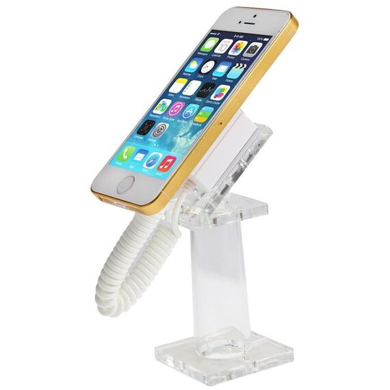 Supporto antifurto universale per display / display antifurto, senza allarme, Per iPhone, Samsung, HTC, LG, Sony, Huawei, Lenovo e altri smartphone (bianco)