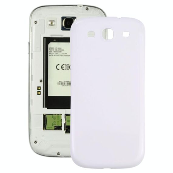 Cover posteriore batteria originale per Samsung Galaxy SIII / i9300 (bianca)