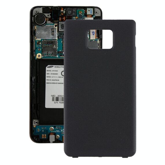 Per Samsung Galaxy S II / i9100 Set di cover posteriore per batteria con alloggiamento completo originale (nero)