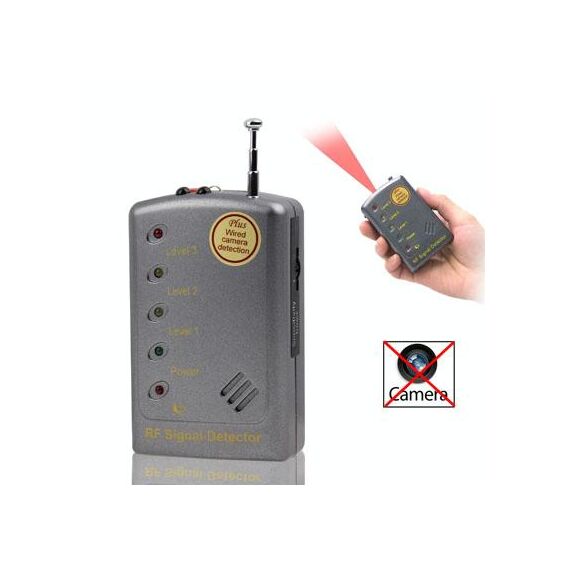 Sensibilità superiore Rilevatore del segnale RF / Segnali digitali di Bluetooth / WLAN / Wi-Fi con interruttore di selezione analogico / digitale (SH-055GRV) (grigio)