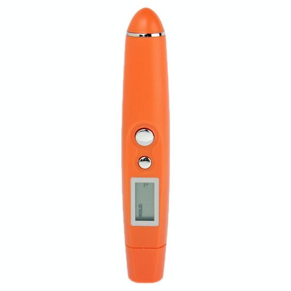Termometro a infrarossi portatile senza contatto LCD (arancione)
