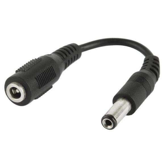 Adattatore per spina CC da 5,5 x 2,5 mm maschio a 3,5 mm femmina, lunghezza: 12 cm