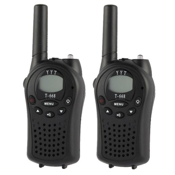 2 PCS T-668400-470 MHz LCD da 1,0 pollici 8/20 / 22CHS Walkie Talkie Set
