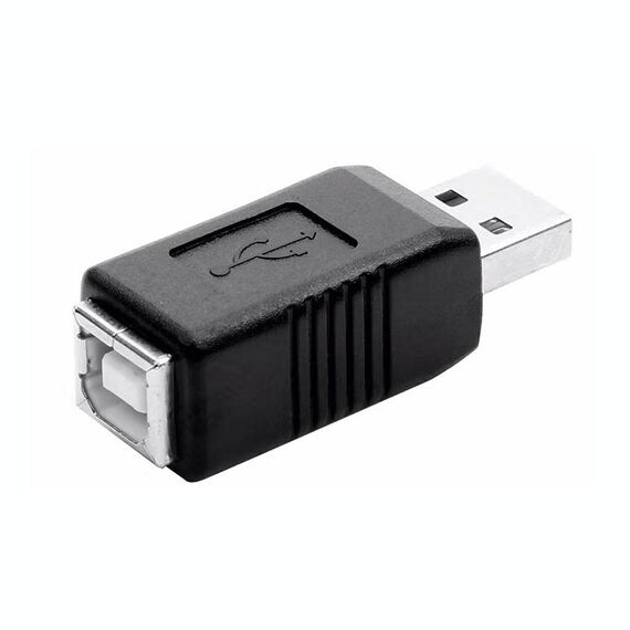Convertitore adattatore stampante USB 2.0 AM a BF (nero)