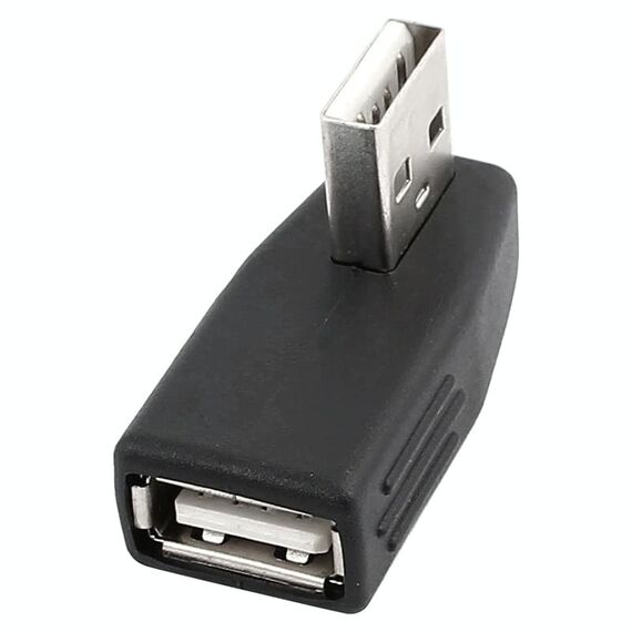 Adattatore da USB 2.0 AM ad AF con angolo di 90 gradi, supporto della funzione OTG