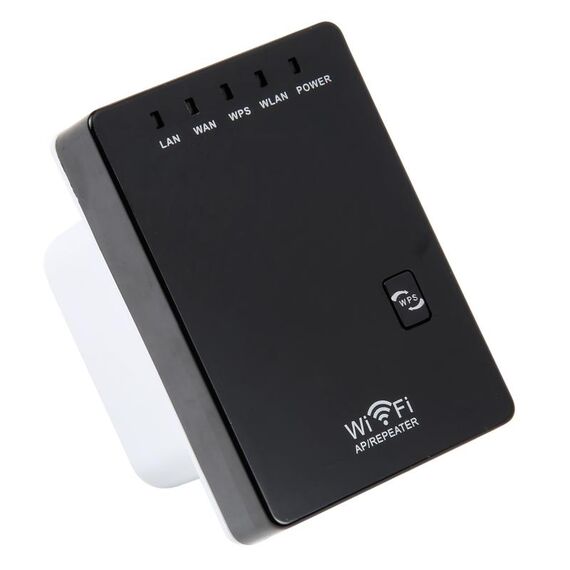 Mini router wireless-N da 300 Mbps con spina USA, supporto per modalità operative AP / client / router / bridge / ripetitore, consegna casuale del segno