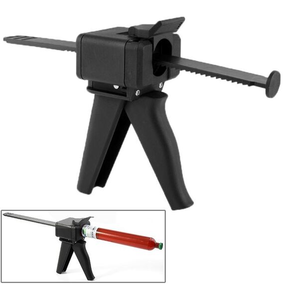 Strumento per pistola per calafataggio per spruzzatore a spruzzo con adesivo trasparente UV LOCA, consegna a colori casuali