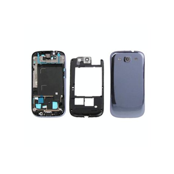 Per Galaxy SIII / i9300 Cover completa originale per chassis (blu scuro)