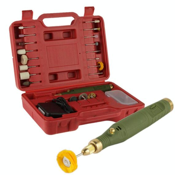 WLXY Set trapano / smerigliatrice elettrica per intaglio, pittura, contrassegno, sbavatura e lucidatura (WL-800)