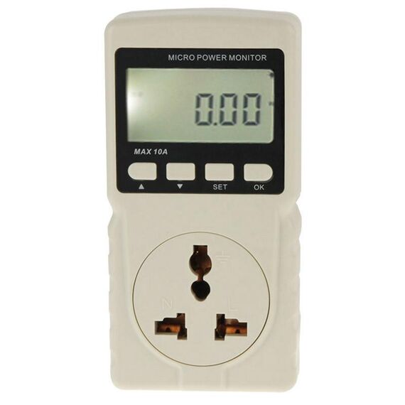 BENETECH GM86 Display LCD MAX 10A Micro Power Monitor Contatore di energia, spina europea