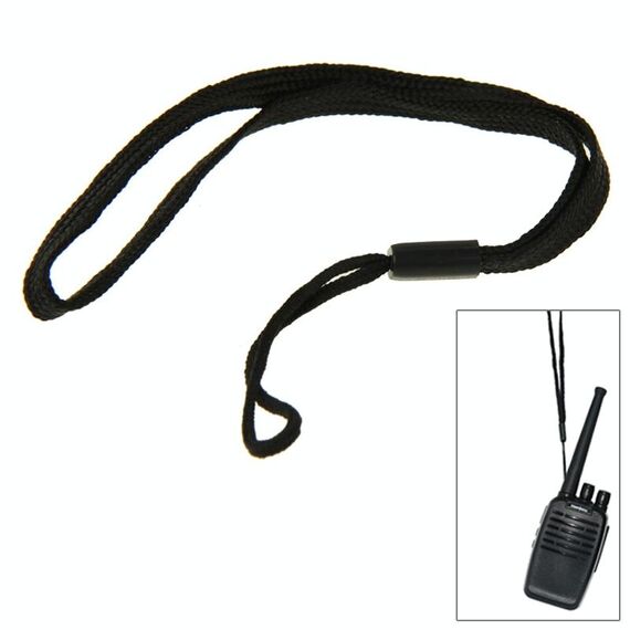 Cordino per walkie talkie, lunghezza: circa 10 cm (nero)