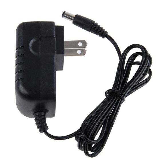 Caricatore CA / CC da 500 mAh con uscita 10 V per walkie-talkie, spina USA + spina da 2,5 mm (nero)