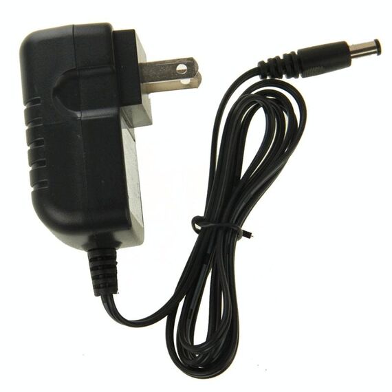 Adattatore per caricabatterie universale con presa US da 500 mA con uscita 10 V per caricabatterie walkie-talkie (nero)