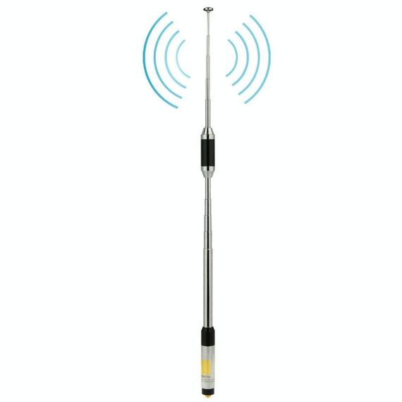 Antenna telescopica SMA-F RH770 dual band 144/430MHz per walkie-talkie 93 cm S-PC-5201