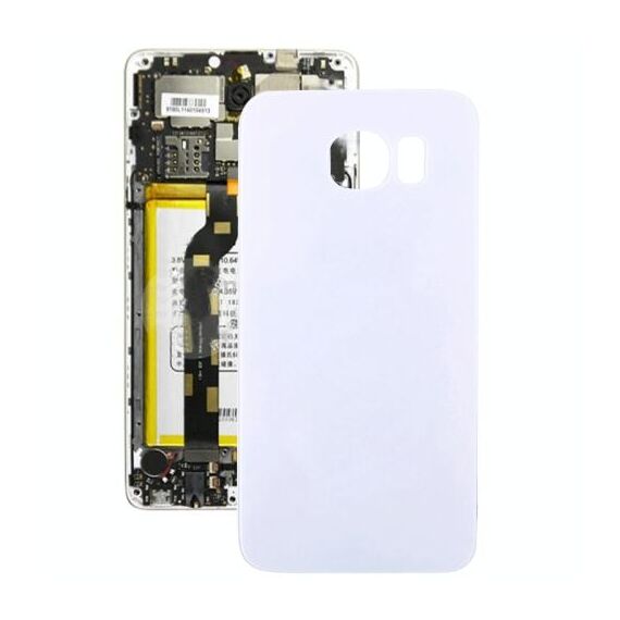 Per Galaxy S6 Cover posteriore batteria originale (bianco)
