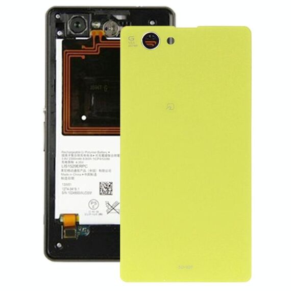 Copribatteria per Sony Xperia Z1 Mini (giallo)