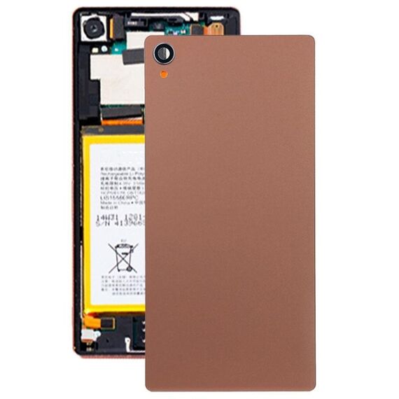 Cover posteriore originale in vetro per Sony Xperia Z3 / D6653 (oro)